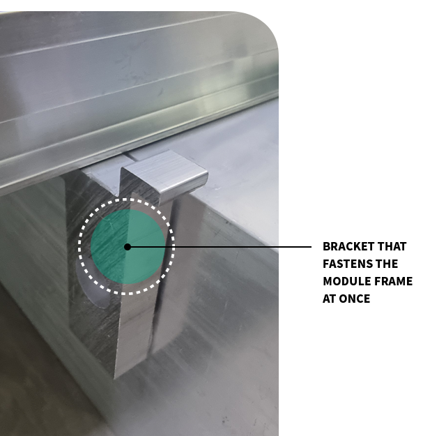 Waterproofing structure frame, Snap structure frame, Open joint frame