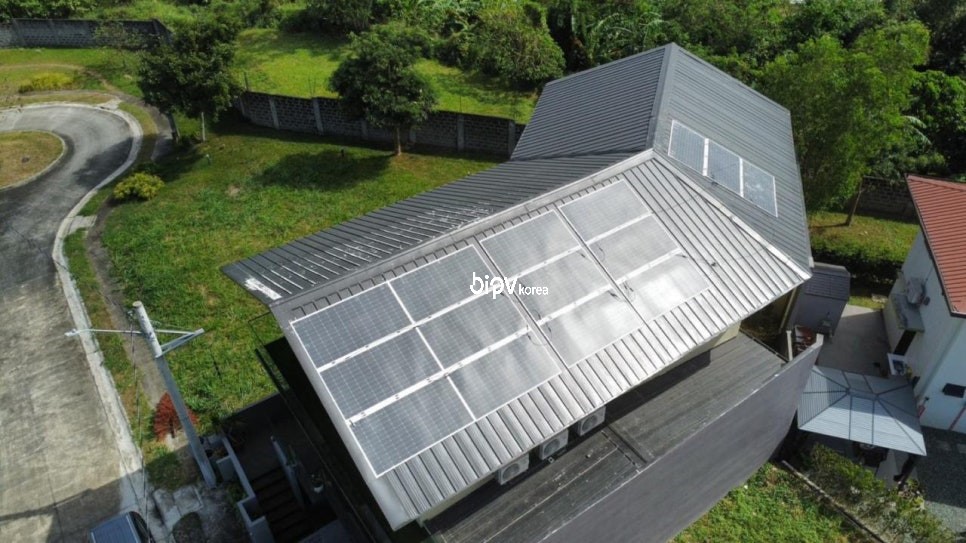 필리핀, 경량 태양광 모듈 시공현장 [첨부 이미지2]