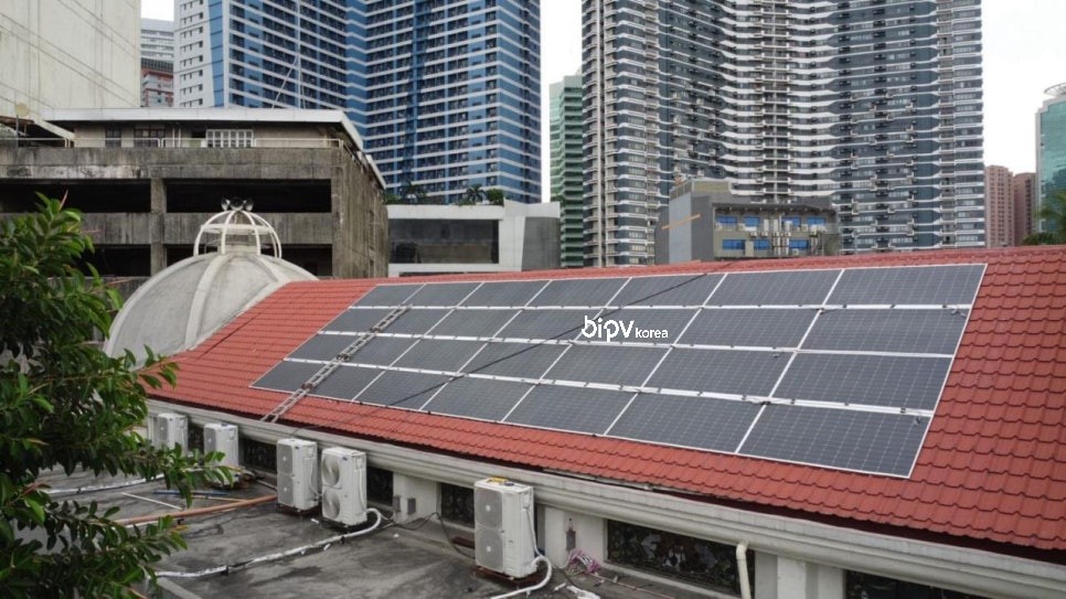 필리핀, 경량 태양광 모듈 시공현장 [첨부 이미지5]