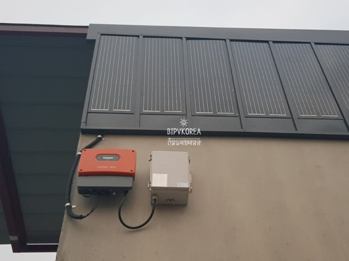 Installed BIPV at modular housing [첨부 이미지2]