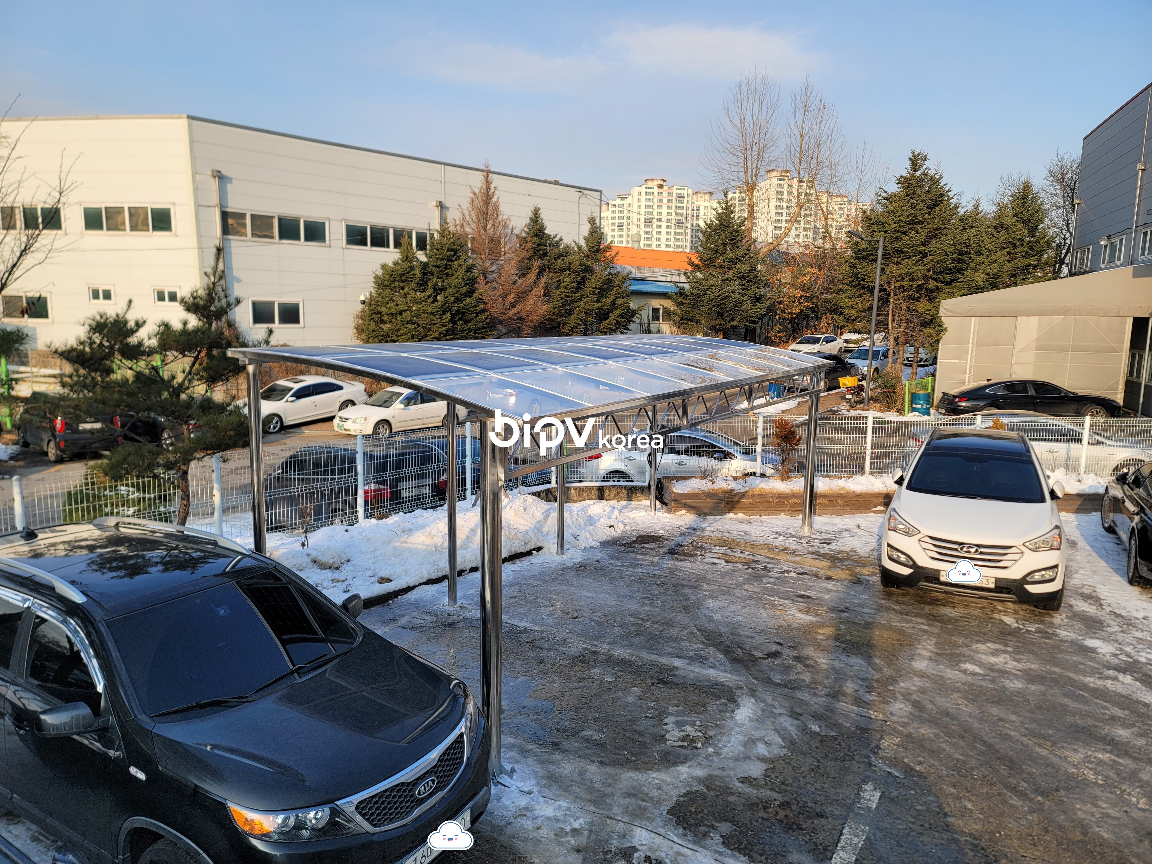 Company parking lot in Cheongju-si [첨부 이미지2]